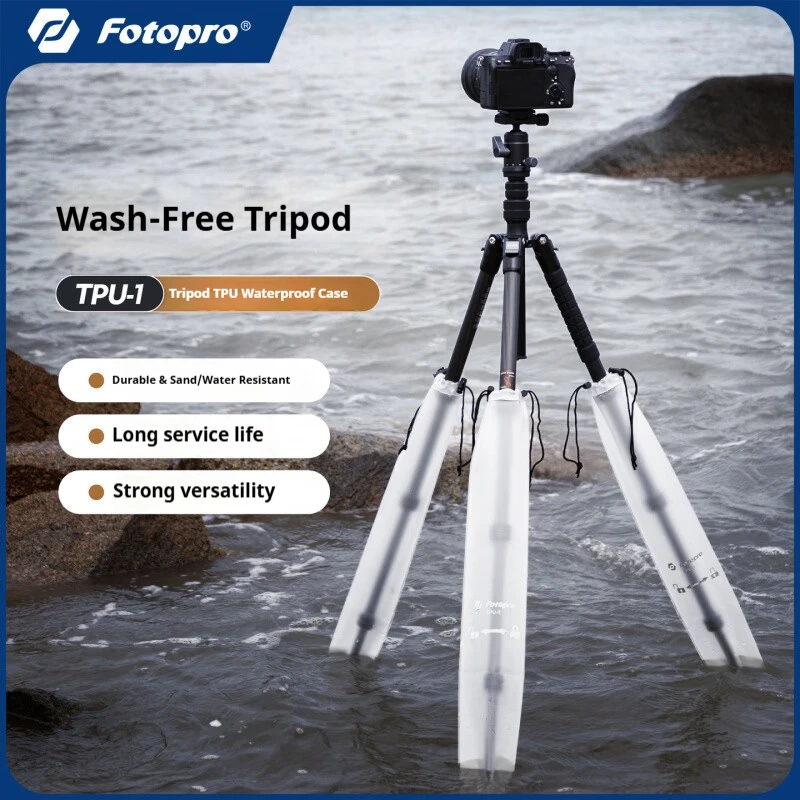 Fotopro TPU Grade 1 Tripod Waterproof Cover with Three Independent Leg Covers – Ideal for beach and waterfall photography
Fotopro TPU Grade 1 Tripod Waterproof Cover with Three Independent Leg Covers – Ideal for beach and waterfall photography