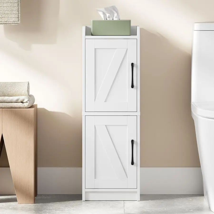 Storage Cabinet, Small Corner Floor Cabinet with Door and Shelves, Narrow Bathroom Organizer and Paper Storage with Adjustable
Storage Cabinet, Small Corner Floor Cabinet with Door and Shelves, Narrow Bathroom Organizer and Paper Storage with Adjustable