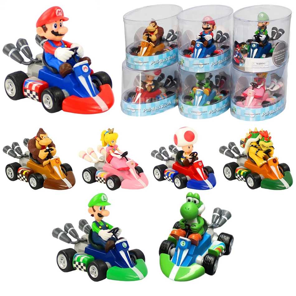 Super Mary Series Karting Mario Bros Luigi Yoshi Donkey Kong Action Figure Toys Pull Back Car 12.5*8*9 cm Surprise Toy Gifts!
Super Mary Series Karting Mario Bros Luigi Yoshi Donkey Kong Action Figure Toys Pull Back Car 12.5*8*9 cm Surprise Toy Gifts!