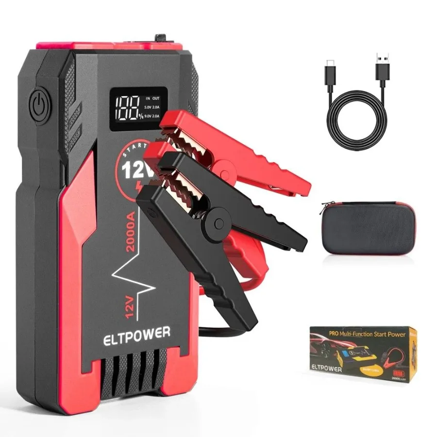20000mAh car battery starter up to 9L gasoline 7L diesel 2000A peak automatic car starter with LED and USB Fast charging 3.0
20000mAh car battery starter up to 9L gasoline 7L diesel 2000A peak automatic car starter with LED and USB Fast charging 3.0