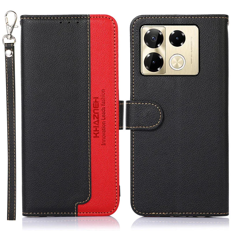 two-color leather phone Case For Infinix Note 40X 40 30 Pro + VIP 30i RFID Magnetic button card slot Wallet shockproof cover
two-color leather phone Case For Infinix Note 40X 40 30 Pro + VIP 30i RFID Magnetic button card slot Wallet shockproof cover