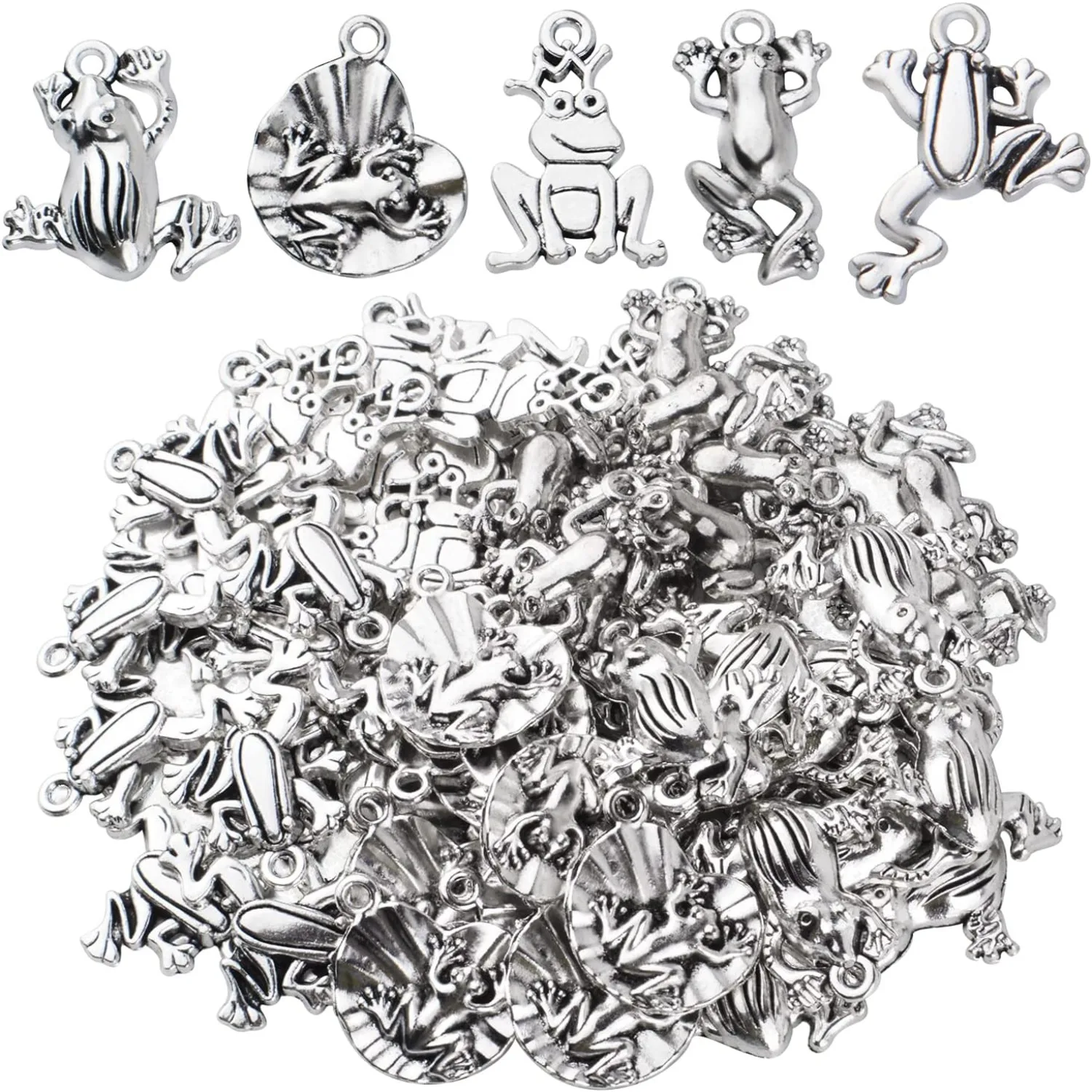 60 шт., подвески в виде лягушки, подвески из сплава, подвески в виде животных, принадлежности для рукоделия, серьги, ожерелье, браслет, изготовление ювелирных изделий
60 шт., подвески в виде лягушки, подвески из сплава, подвески в виде животных, принадлежности для рукоделия, серьги, ожерелье, браслет, изготовление ювелирных изделий