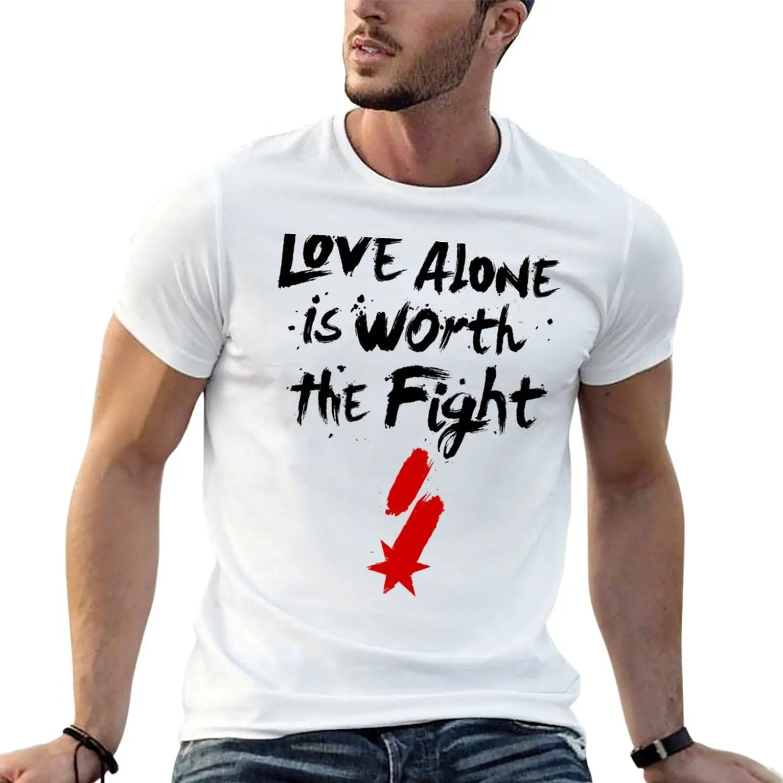 Love Alone Is Worth the Fight T-Shirt t shirt man cotton essential t shirt t shirts with prints T-shirt
Love Alone Is Worth the Fight T-Shirt t shirt man cotton essential t shirt t shirts with prints T-shirt