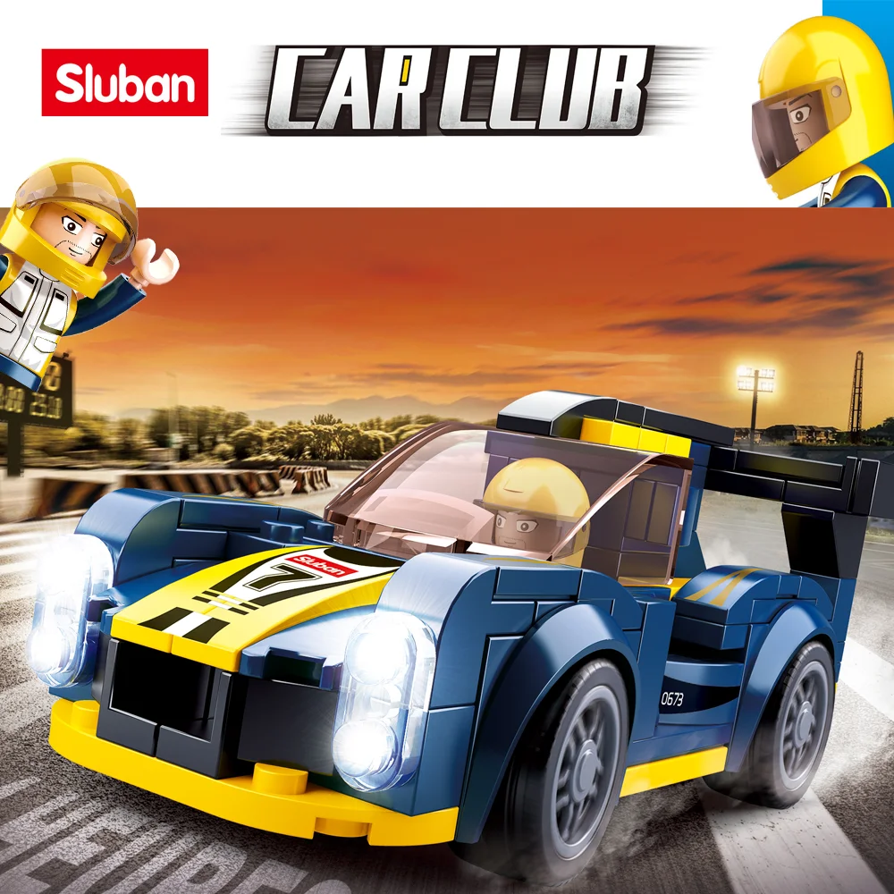 Sluban Building Block Toys B0673/B0675 Le Mans Racing Car 154PCS Model Bricks Sports Car Compatbile With Leading Brands
Sluban Building Block Toys B0673/B0675 Le Mans Racing Car 154PCS Model Bricks Sports Car Compatbile With Leading Brands