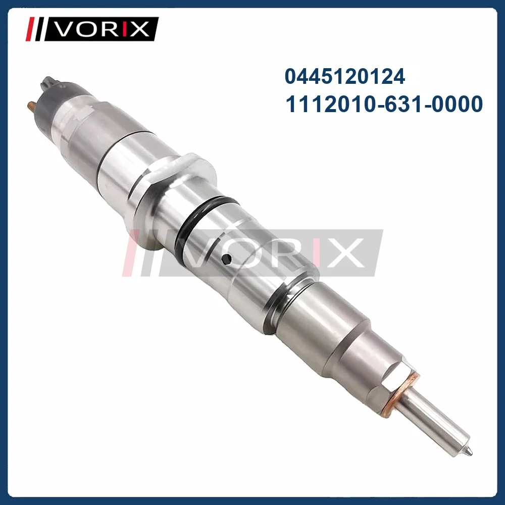 0445120124 1112010-631-0000 Common Rail Diesel Fuel Injector for FAW
0445120124 1112010-631-0000 Common Rail Diesel Fuel Injector for FAW