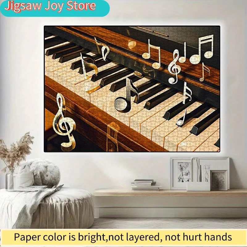 Пазл-головоломка «Фортепиано и ноты» — высококачественный картон, портативный прямоугольный пазл для семейного досуга и занятий в помещении
Пазл-головоломка «Фортепиано и ноты» — высококачественный картон, портативный прямоугольный пазл для семейного досуга и занятий в помещении