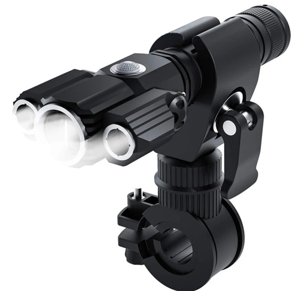 LED Flashlight Waterproof Rechargeable Three Lamp Head Front Aircraft Shape Multifunction
LED Flashlight Waterproof Rechargeable Three Lamp Head Front Aircraft Shape Multifunction