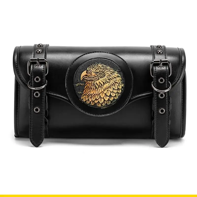 SZCH Punk Retro Motorcycle Front Bag Waterproof PU Leather Tool Compartment Easy Installation PU Leather Roll Bag
SZCH Punk Retro Motorcycle Front Bag Waterproof PU Leather Tool Compartment Easy Installation PU Leather Roll Bag