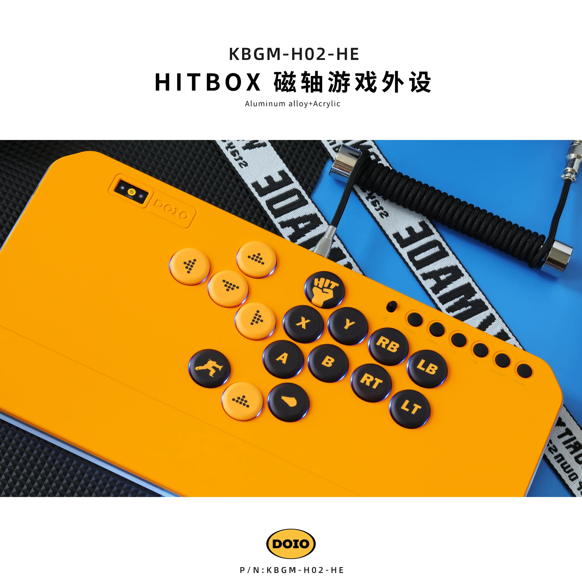 DOIO KBGM-H02-HE Wired Magnetic Axis Gaming Peripherals Keyboard Aluminum Alloy PBT Game Keypad Supports PS4 PS5 Switch PC Steam
DOIO KBGM-H02-HE Wired Magnetic Axis Gaming Peripherals Keyboard Aluminum Alloy PBT Game Keypad Supports PS4 PS5 Switch PC Steam