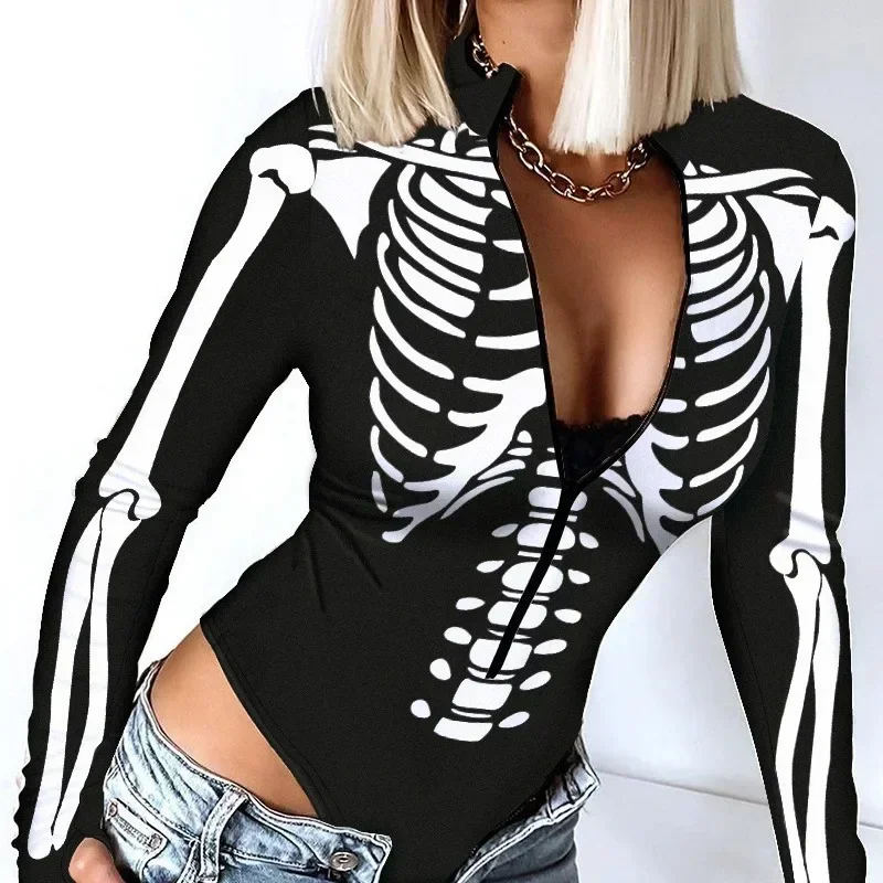 Women Autumn Winter Jumpsuit Printing Color Long Sleeve V Neck Zippers Casual Fashion Comfortable Regular Standard Cartoon Fit
Women Autumn Winter Jumpsuit Printing Color Long Sleeve V Neck Zippers Casual Fashion Comfortable Regular Standard Cartoon Fit