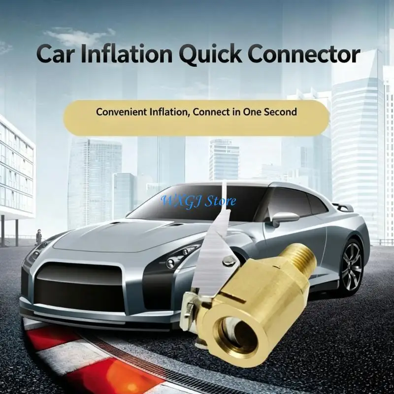 37JE Air Chuck, Heavy Duty Open On Tire Chuck with Clip for Inflator Gauges Compressor AccessoriesT
37JE Air Chuck, Heavy Duty Open On Tire Chuck with Clip for Inflator Gauges Compressor AccessoriesT