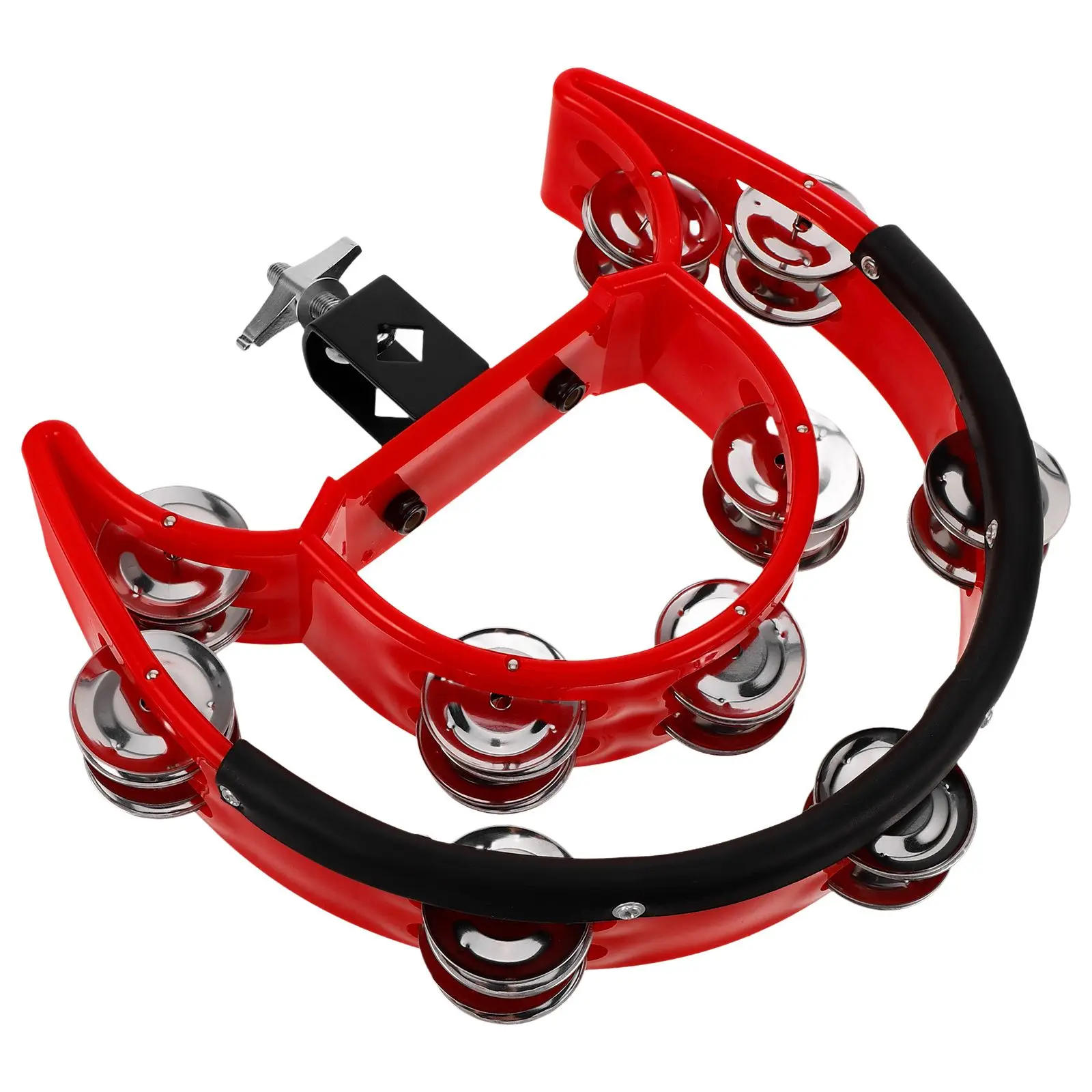 Percussion Bell H bell Hi hat Tambourine Double Row Jingles Clear Sound Sturdy ABS Metal Material Music Instruments for Adults
Percussion Bell H bell Hi hat Tambourine Double Row Jingles Clear Sound Sturdy ABS Metal Material Music Instruments for Adults