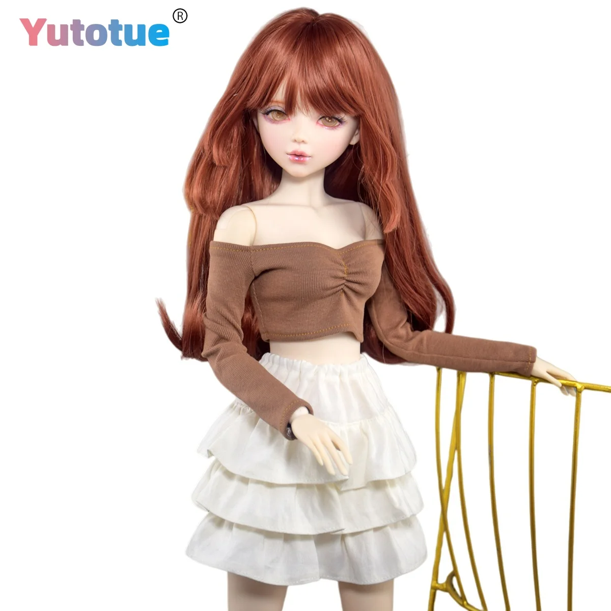 YUTOTUE 56cm Height Fashion Doll Golden Eyes Handpainted Makeup Fashion Outfits 1/3 BJD Doll Toy
YUTOTUE 56cm Height Fashion Doll Golden Eyes Handpainted Makeup Fashion Outfits 1/3 BJD Doll Toy