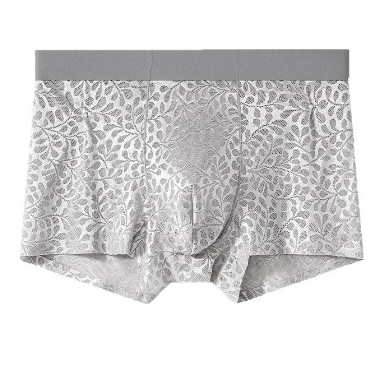 3-Pack Men's Seamless Ice Silk Boxer Shorts Lace Hollow - out Ultra - thin Breathable Summer Underwear
3-Pack Men's Seamless Ice Silk Boxer Shorts Lace Hollow - out Ultra - thin Breathable Summer Underwear
