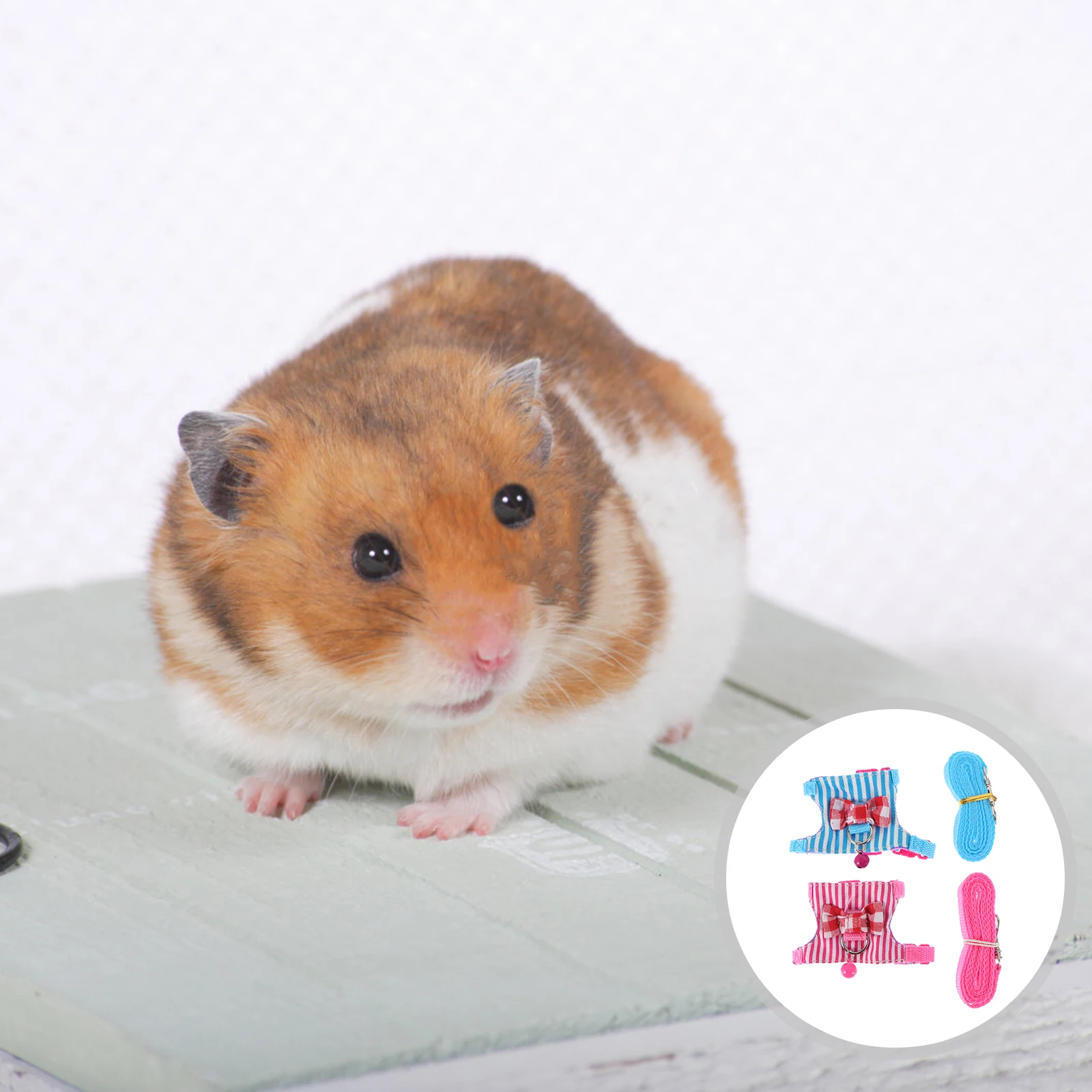 2Sets Hamster Harness Breathable Comfortable Decorative Pet Chest Strap Portable Adjustable Hamster Leash Rat Accessory Outdoor
2Sets Hamster Harness Breathable Comfortable Decorative Pet Chest Strap Portable Adjustable Hamster Leash Rat Accessory Outdoor