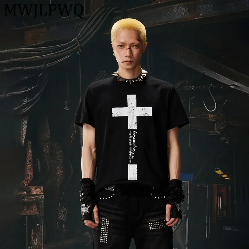 MWJLPWQ Men's New Street Style Printed T-Shirt Hiphop Versatile Regular Shoulder Short Sleeve Loose Casual Cotton Tops 15007
MWJLPWQ Men's New Street Style Printed T-Shirt Hiphop Versatile Regular Shoulder Short Sleeve Loose Casual Cotton Tops 15007