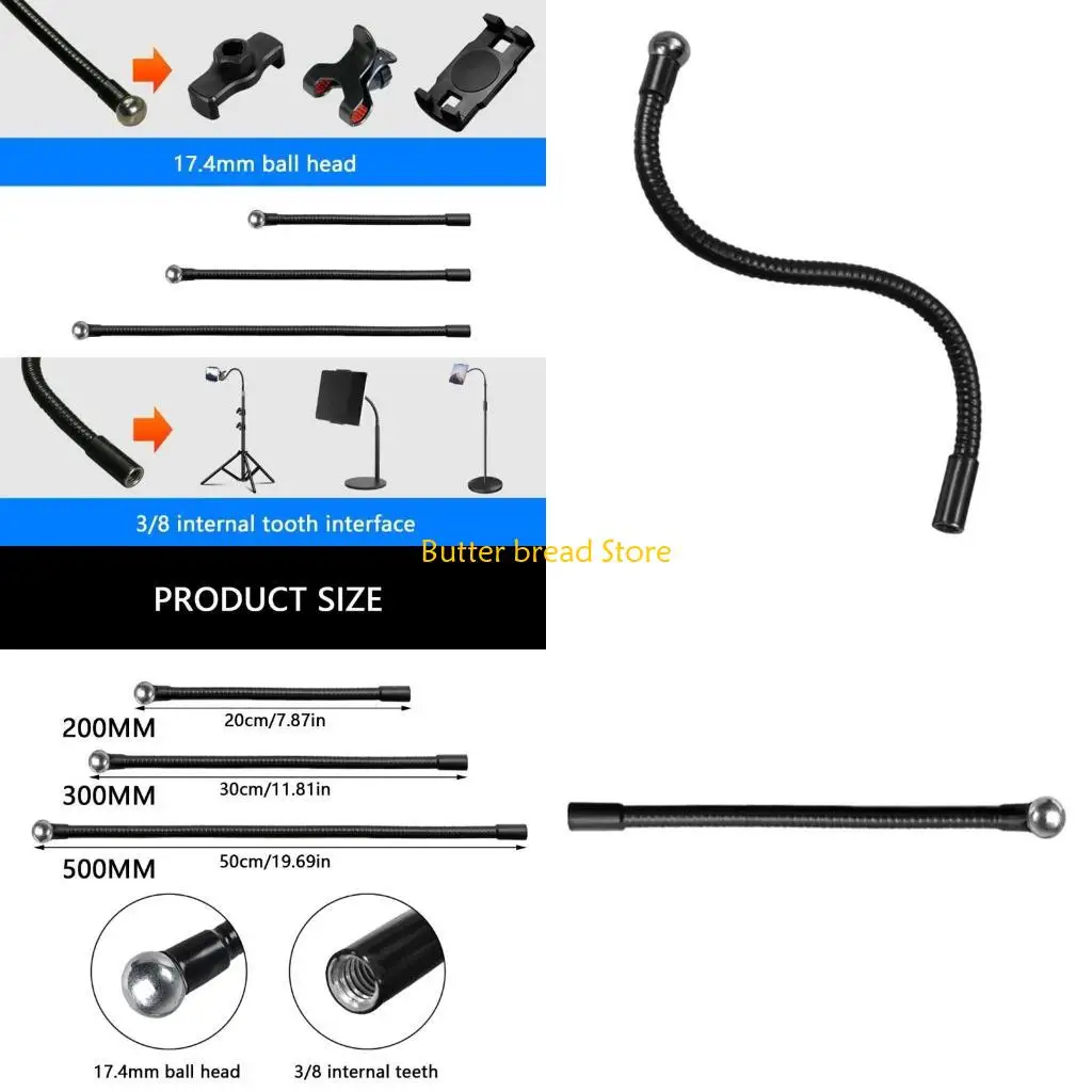 W89C Easy Positioning Gooseneck Metal Hose Cellphone Camera Support Flexible Arm
W89C Easy Positioning Gooseneck Metal Hose Cellphone Camera Support Flexible Arm