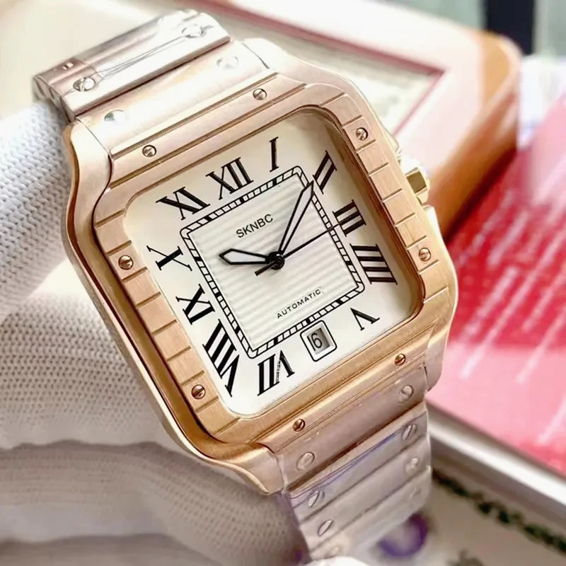 Vintage Automatic Mechanical Mens Watches Square Original Case Mirror Stainless Steel Band Business Sport Waterproof Luminous
Vintage Automatic Mechanical Mens Watches Square Original Case Mirror Stainless Steel Band Business Sport Waterproof Luminous