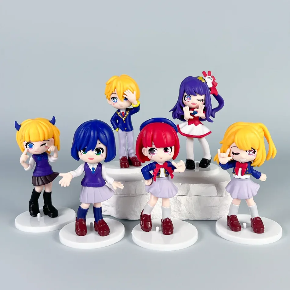 NEW 10CM 6Pcs Anime Figure oshi no ko Arima kana Model Doll PVC Character Toys Children Birthday Gift
NEW 10CM 6Pcs Anime Figure oshi no ko Arima kana Model Doll PVC Character Toys Children Birthday Gift 
