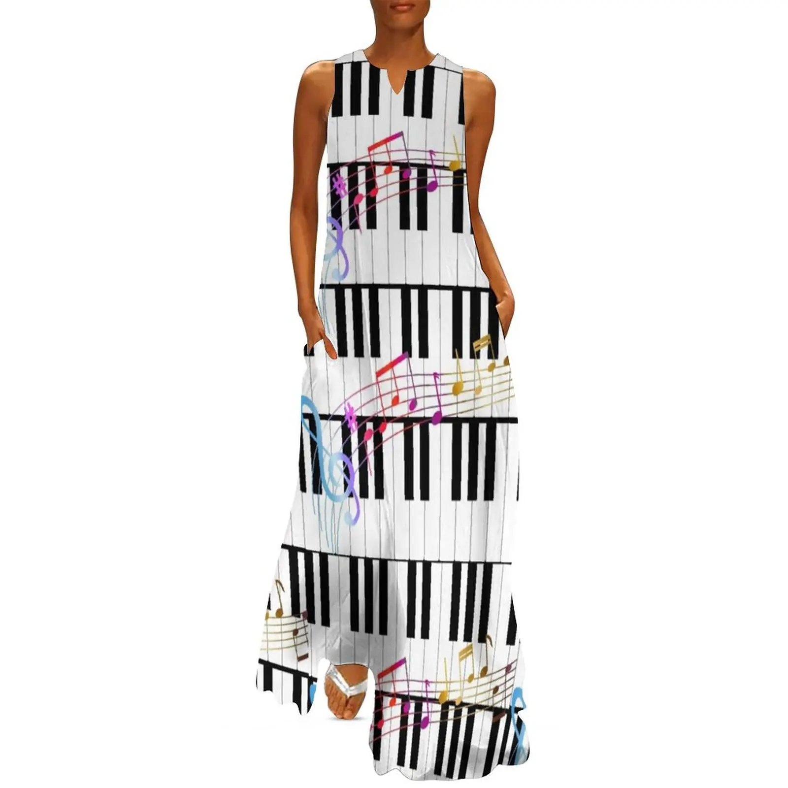 Piano print Long Dress dress summer long sleeve dress elegant women's dresses sale
Piano print Long Dress dress summer long sleeve dress elegant women's dresses sale