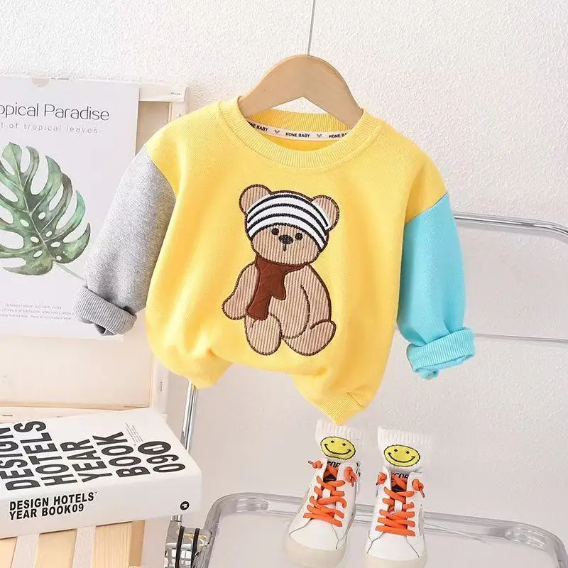 New Spring Autumn Baby Clothes For Girls Children Boy Fashion Cartoon Long Sleeve T-Shirt Toddler Casual Costume Kids Sportswear
New Spring Autumn Baby Clothes For Girls Children Boy Fashion Cartoon Long Sleeve T-Shirt Toddler Casual Costume Kids Sportswear