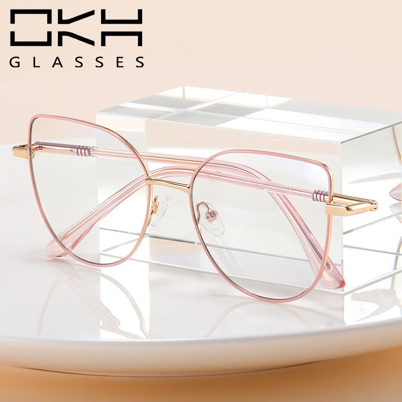 OKH Women Butterfly Frame Anti Blue Light Prescription Glasses Metal Clear Eyeglass Reading Glasses F27
OKH Women Butterfly Frame Anti Blue Light Prescription Glasses Metal Clear Eyeglass Reading Glasses F27