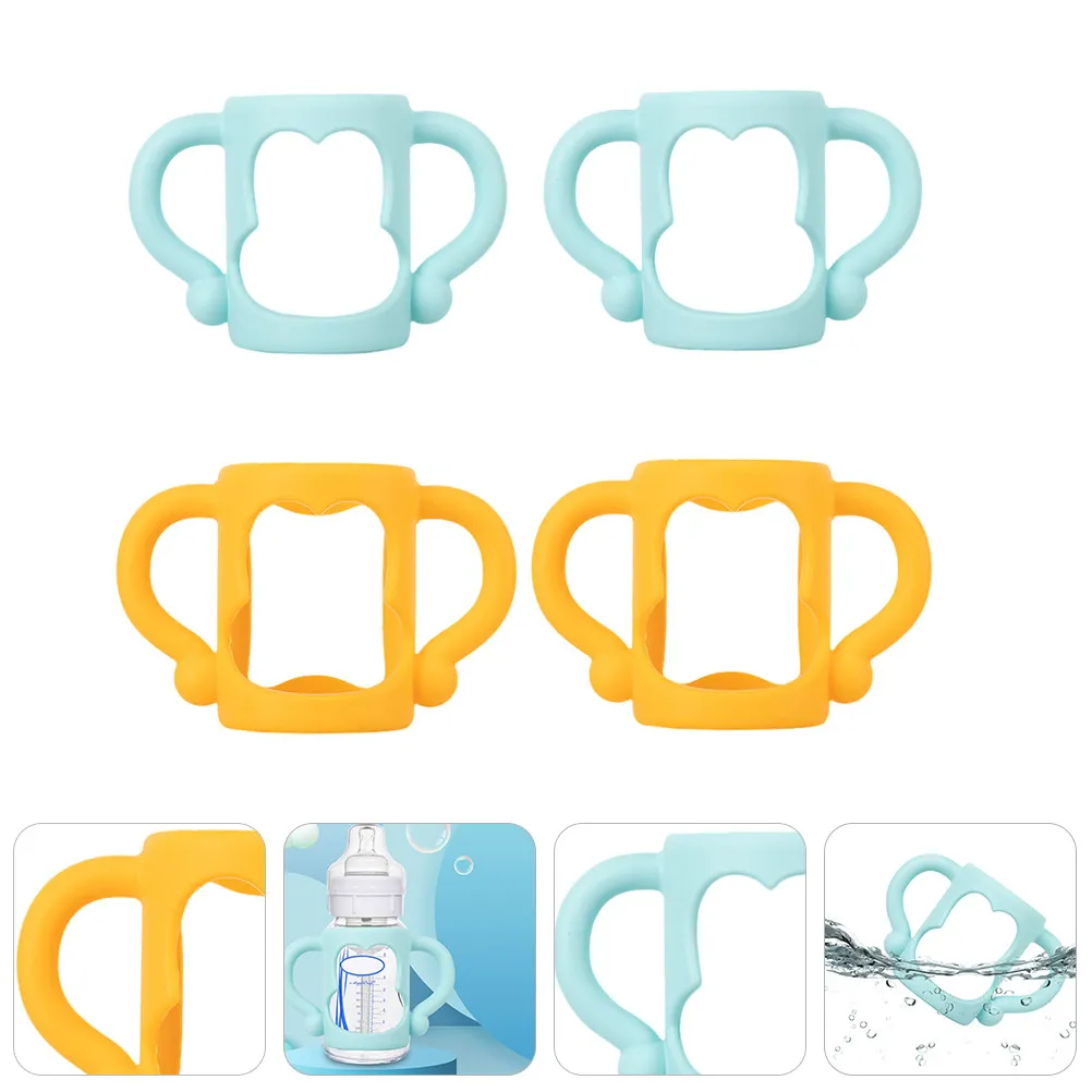 4Pcs Baby Silicone Milk Bottle Handles Non Slip Grip Arms Feeding Bottle Handle Infant Feeder Accessory Universal
4Pcs Baby Silicone Milk Bottle Handles Non Slip Grip Arms Feeding Bottle Handle Infant Feeder Accessory Universal