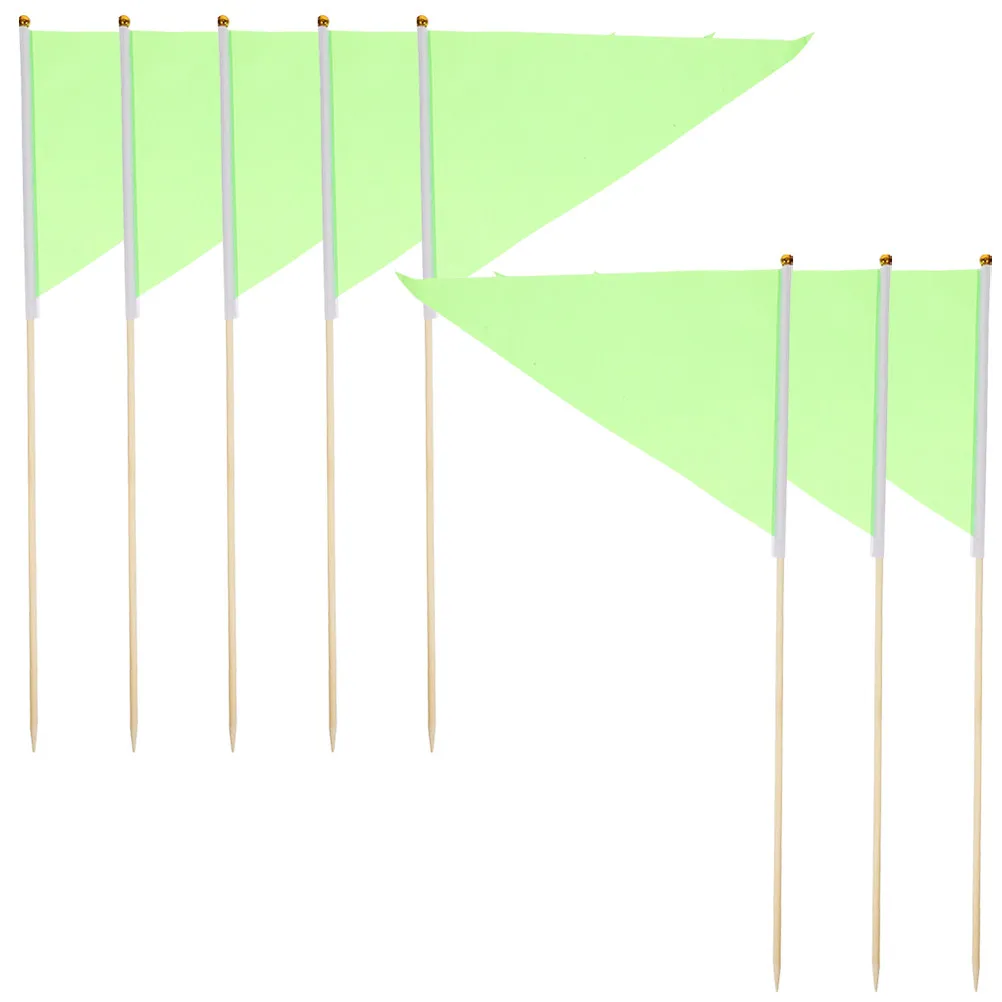 8Pcs Sturdy Triangular Lawn Marking Flags Bamboo and Polyester Material for Garden Yard Lawn Sprinkler Irrigation Survey Marker
8Pcs Sturdy Triangular Lawn Marking Flags Bamboo and Polyester Material for Garden Yard Lawn Sprinkler Irrigation Survey Marker