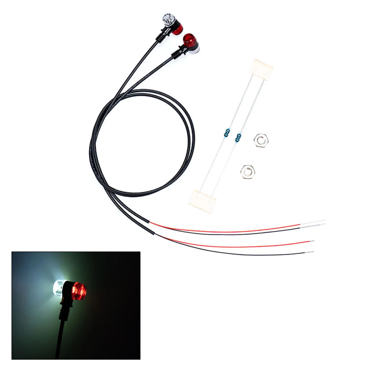 Plastic Warning Light Clearance Lamp for DIY 1/14 Tamiya Remote Control Tractor Truck VO FH16 56360 RC Tipper Hydraulic Dumper
Plastic Warning Light Clearance Lamp for DIY 1/14 Tamiya Remote Control Tractor Truck VO FH16 56360 RC Tipper Hydraulic Dumper