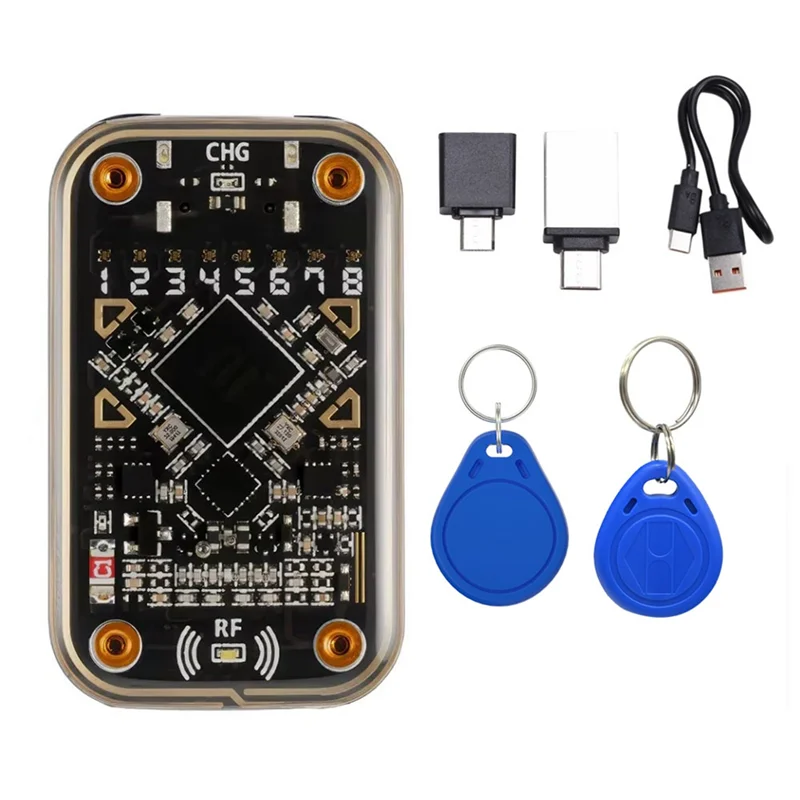 BNVN-Chameleon Ultra Contactless Smart Card Emulator +UID/T5577 Keychain RFID Smart Chip Reader Compliant To NFC Read Writer
BNVN-Chameleon Ultra Contactless Smart Card Emulator +UID/T5577 Keychain RFID Smart Chip Reader Compliant To NFC Read Writer