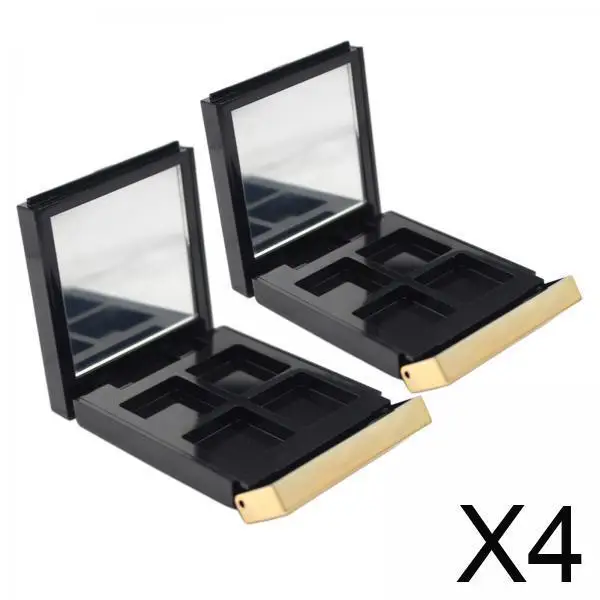 Portable Empty Eyeshadow Case with Mirror 4 Compartment DIY Makeup Palette Holder for Cosmetic Powder
Portable Empty Eyeshadow Case with Mirror 4 Compartment DIY Makeup Palette Holder for Cosmetic Powder