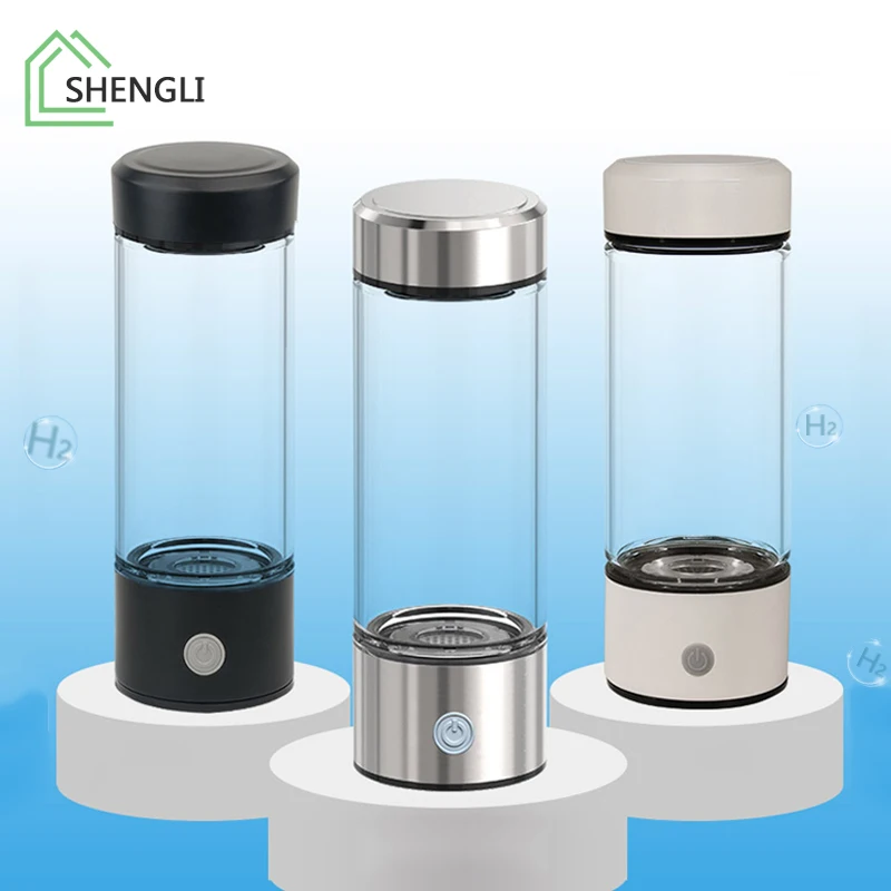 420ml Portable Hydrogen Water Generator 3 Minutes Mode High Concentration Hydrogen Water Generator Silvery/White/Black
420ml Portable Hydrogen Water Generator 3 Minutes Mode High Concentration Hydrogen Water Generator Silvery/White/Black