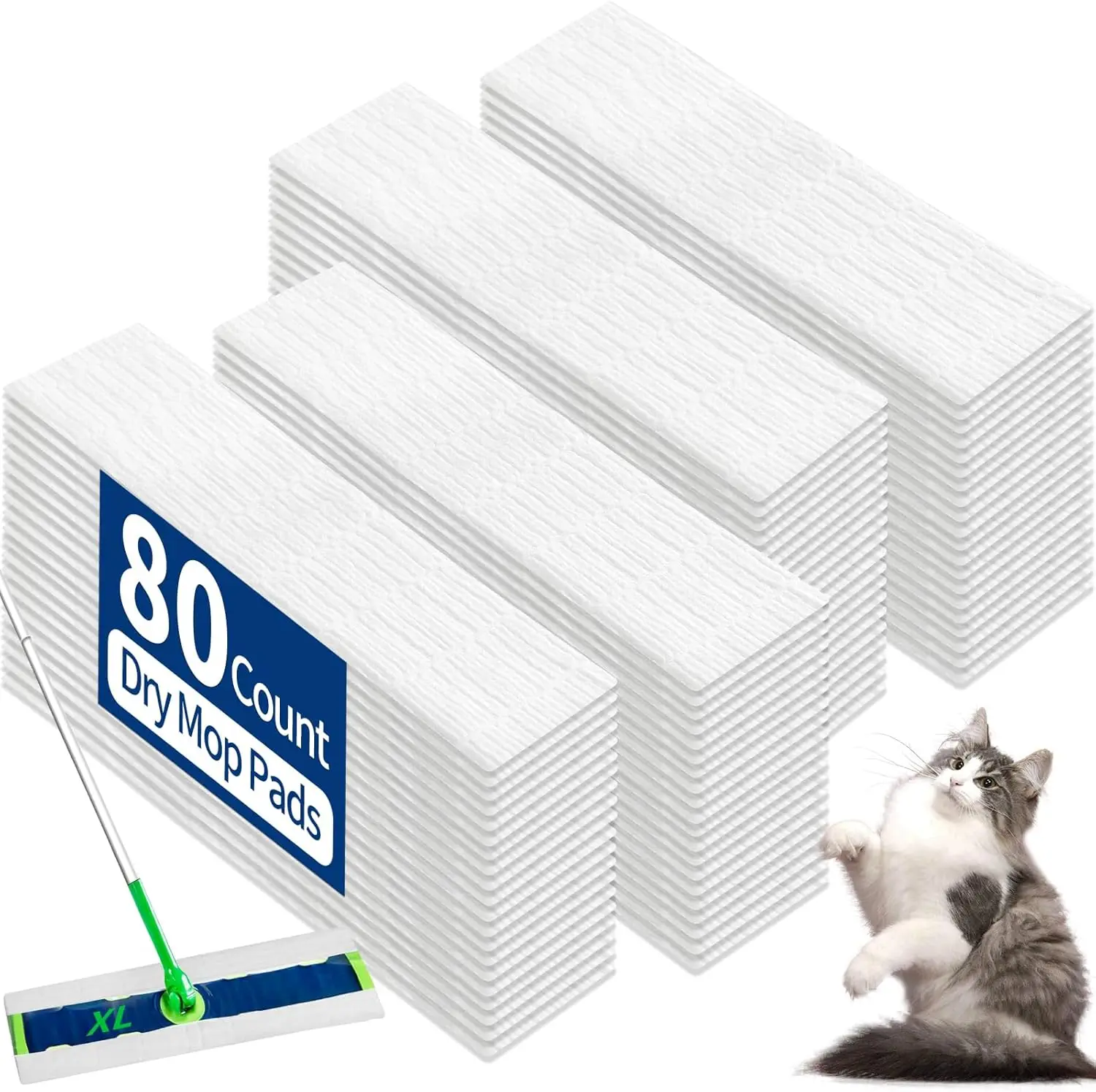 XL Dry Sweeping Cloths Compatible with Sweeper XL Mop, Sweeper Mop Pads Refills for Hardwood Floor Mopping and Cleaning, D
XL Dry Sweeping Cloths Compatible with Sweeper XL Mop, Sweeper Mop Pads Refills for Hardwood Floor Mopping and Cleaning, D