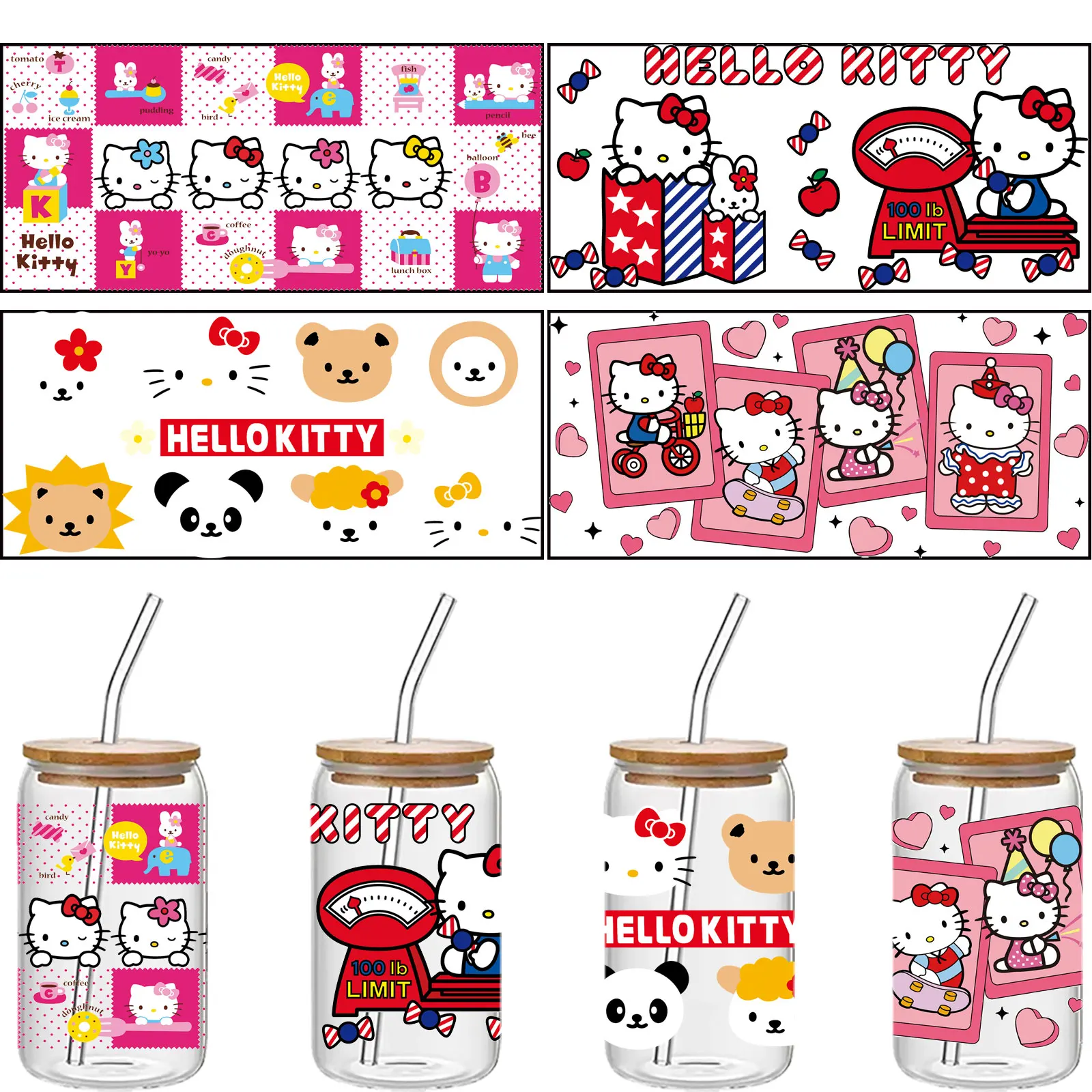 UV DTF Glass Cups Wrap Transfers Stickers Cute Cartoon Clear Film Anime Waterproof Rub on Transfers Decals for 16OZ Glass Cups
UV DTF Glass Cups Wrap Transfers Stickers Cute Cartoon Clear Film Anime Waterproof Rub on Transfers Decals for 16OZ Glass Cups