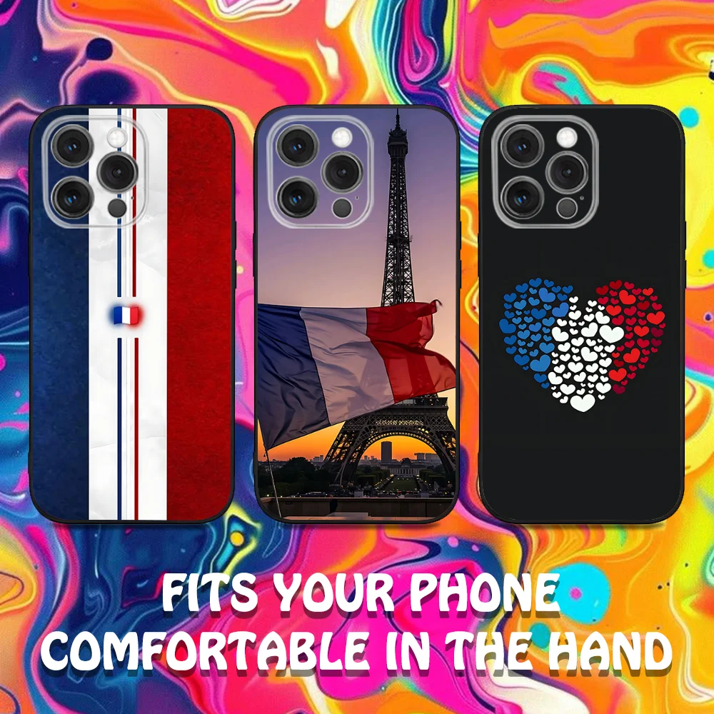 Flag of France Phone Case For iPhone 16,15,14,13,12,11,Pro,Max,Plus,X,XS,XR,SE,8,7,Mini,Soft Silicone Black Case
Flag of France Phone Case For iPhone 16,15,14,13,12,11,Pro,Max,Plus,X,XS,XR,SE,8,7,Mini,Soft Silicone Black Case