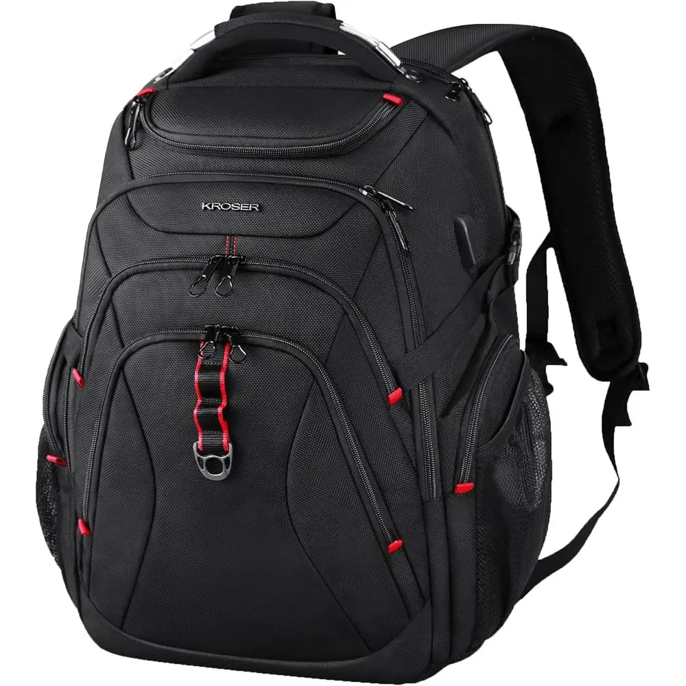 17.3 Inch XL Hard Shell Laptop Backpack with Water-Repellent Material, Stylish Daypack for College and Business - Black
17.3 Inch XL Hard Shell Laptop Backpack with Water-Repellent Material, Stylish Daypack for College and Business - Black