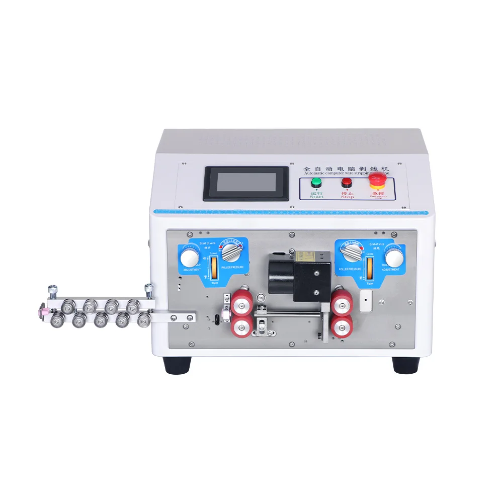 HS-620S-6 Automatic Electric Wire Stripping Cutting Machine 4.3-inch Touch Screen Peeling Length Head 0.1-50mm Tail
HS-620S-6 Automatic Electric Wire Stripping Cutting Machine 4.3-inch Touch Screen Peeling Length Head 0.1-50mm Tail