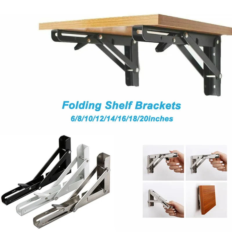 2 шт. 6-20-дюймовые складные кронштейны для полок с винтами, регулируемые настенные полки, треугольные складные складные складные кронштейны для экономии места
2 шт. 6-20-дюймовые складные кронштейны для полок с винтами, регулируемые настенные полки, треугольные складные складные складные кронштейны для экономии места
