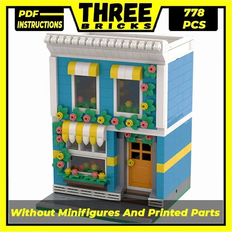 Moc Building Bricks City Street View Model Street Flower shop Technology Modular Blocks Gift Toys For Children DIY Sets Assembly
Moc Building Bricks City Street View Model Street Flower shop Technology Modular Blocks Gift Toys For Children DIY Sets Assembly