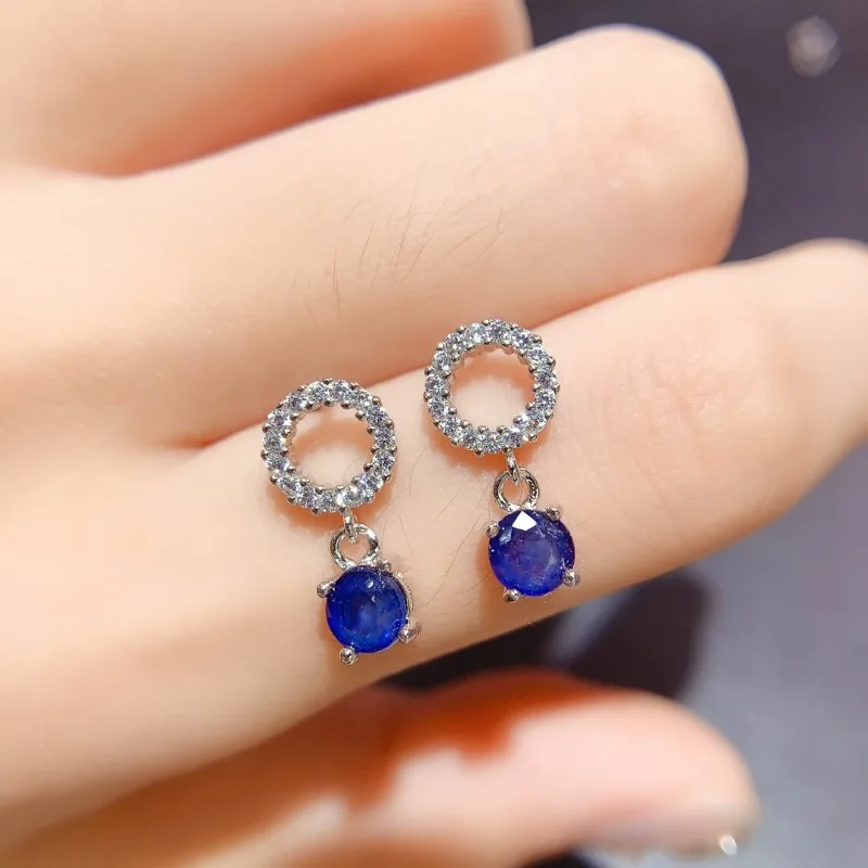 YULEM Natural Royal Blue Sapphire for Women Fashion Design Simple Silver 925 Jewelry 5x5mm for Daily Wear
YULEM Natural Royal Blue Sapphire for Women Fashion Design Simple Silver 925 Jewelry 5x5mm for Daily Wear