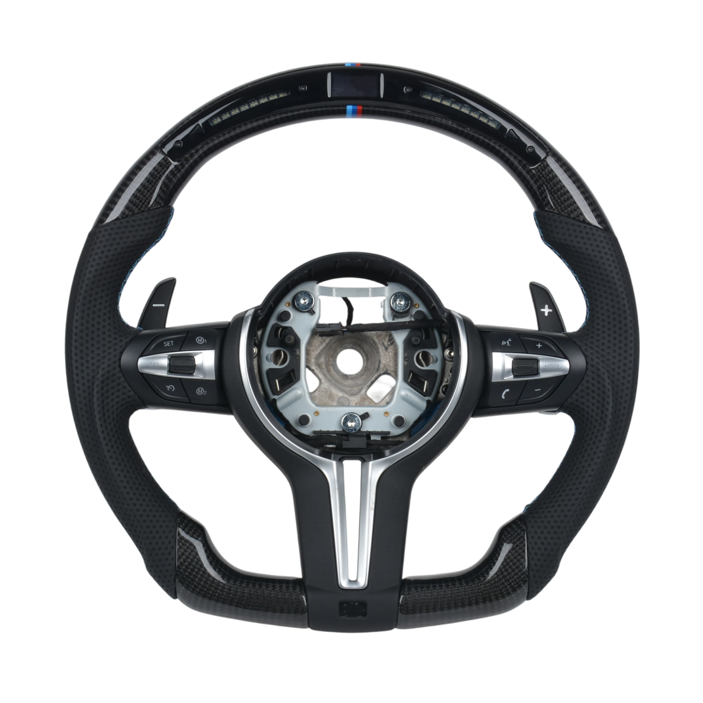 Carbon Fiber LED Steering Wheel For BMW F30 F31 F34 F10 F11 F20 F21 F22 F23 F06 F01 F02 1 2 3 4 5 6 7 Series&ABS cover paddles
Carbon Fiber LED Steering Wheel For BMW F30 F31 F34 F10 F11 F20 F21 F22 F23 F06 F01 F02 1 2 3 4 5 6 7 Series&ABS cover paddles