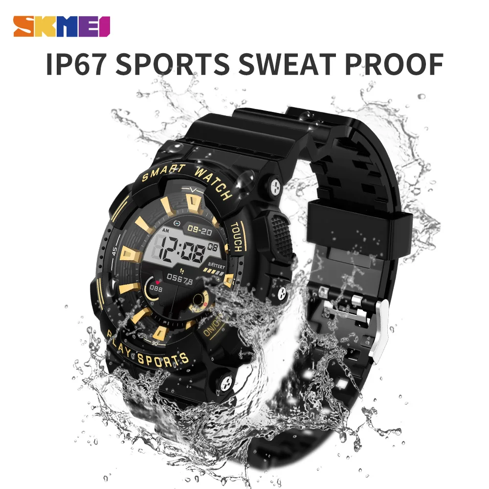 SKMEI Multifunctional Outdoor Sports Smart Watches For Men Women Heart Rate Monitoring Wristwatch Fashion IP67 Waterproof Watch
SKMEI Multifunctional Outdoor Sports Smart Watches For Men Women Heart Rate Monitoring Wristwatch Fashion IP67 Waterproof Watch