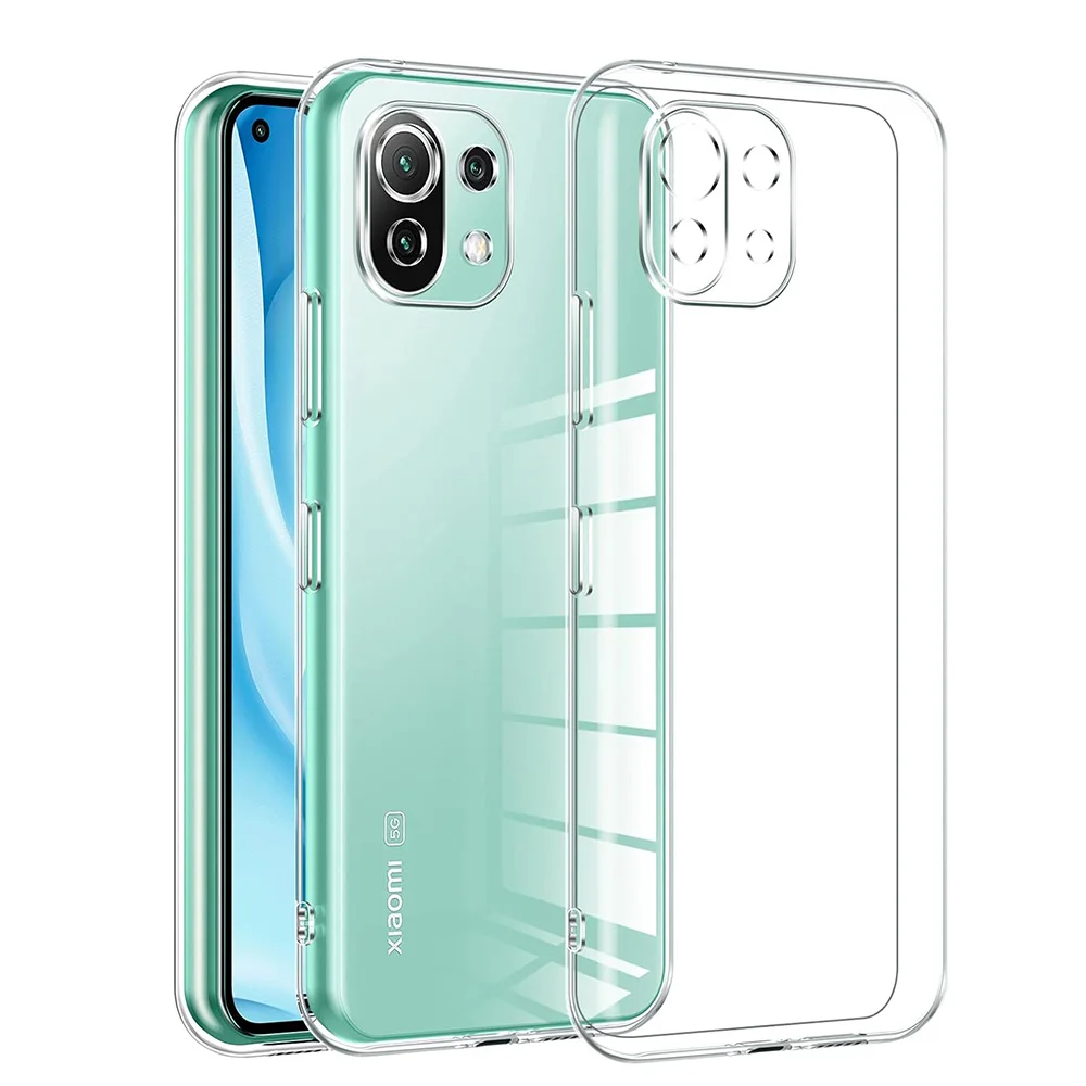 Silicone Soft Case For Xiaomi Mi 11 Lite 11i 11X Pro Ultra 5g Ultra Thin Clear Slim Phone Shell Shockproof Transparent TPU Cover
Silicone Soft Case For Xiaomi Mi 11 Lite 11i 11X Pro Ultra 5g Ultra Thin Clear Slim Phone Shell Shockproof Transparent TPU Cover