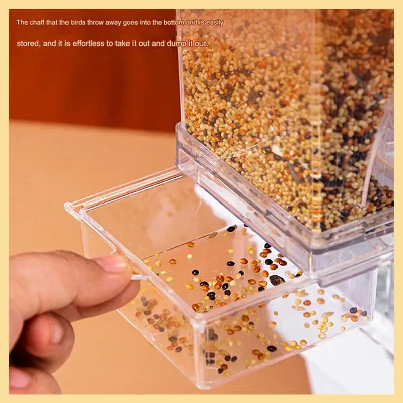GOOD-Automatic Transparent Bird Feeder, No Mess Automatic Bird Feeder Transparent Food Container Cage Drinker
GOOD-Automatic Transparent Bird Feeder, No Mess Automatic Bird Feeder Transparent Food Container Cage Drinker