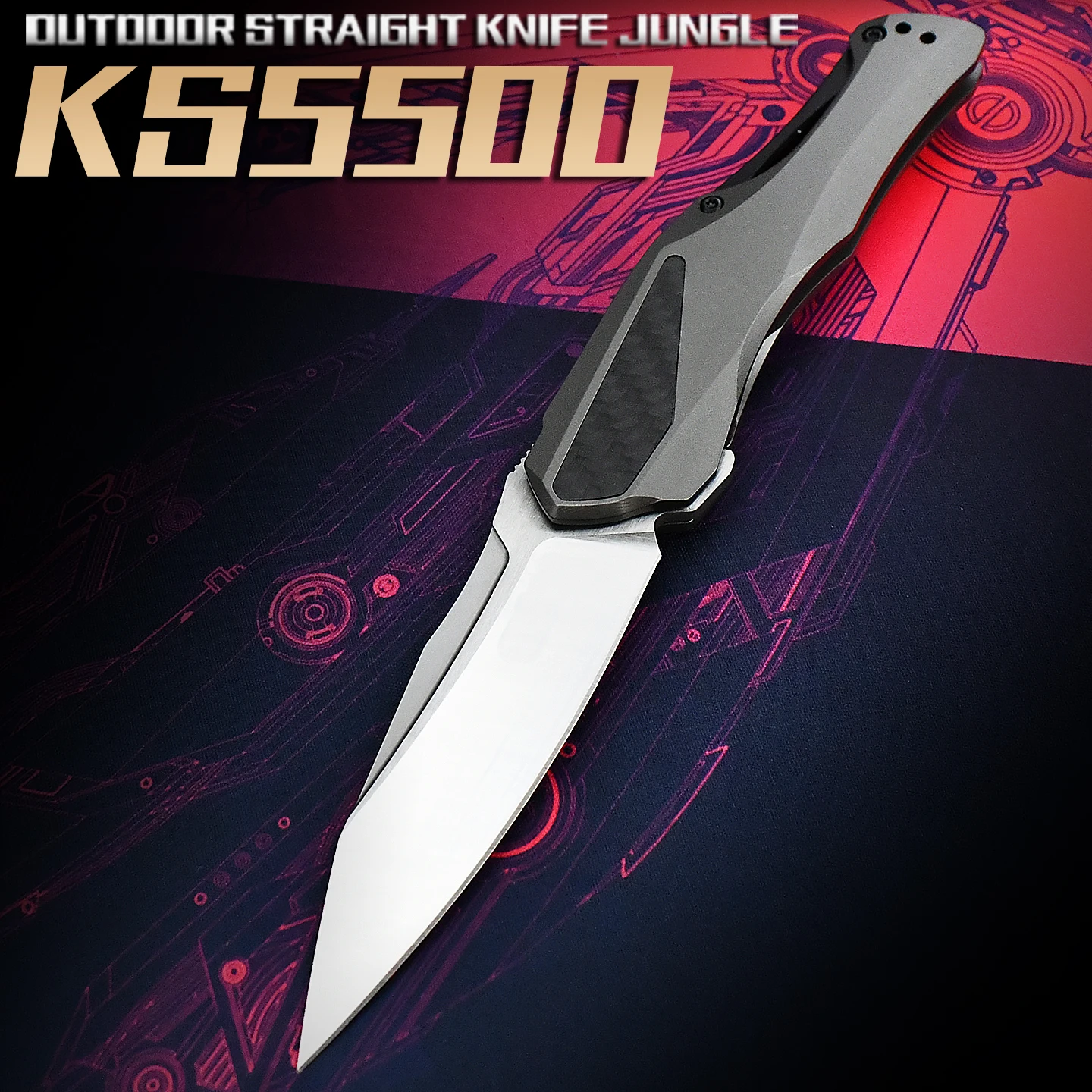 5500 Folding Pocket Knife Outdoor Leisure Mountain Climbing Essential Equipment Hunting Fishing Portable Trekking Utility Tool
5500 Folding Pocket Knife Outdoor Leisure Mountain Climbing Essential Equipment Hunting Fishing Portable Trekking Utility Tool