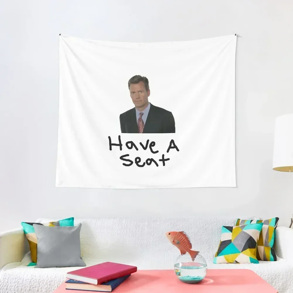 Chris Hansen - Have A Seat Tapestry Decoration For Home Home Decorators Bedroom Decor Tapestry
Chris Hansen - Have A Seat Tapestry Decoration For Home Home Decorators Bedroom Decor Tapestry
