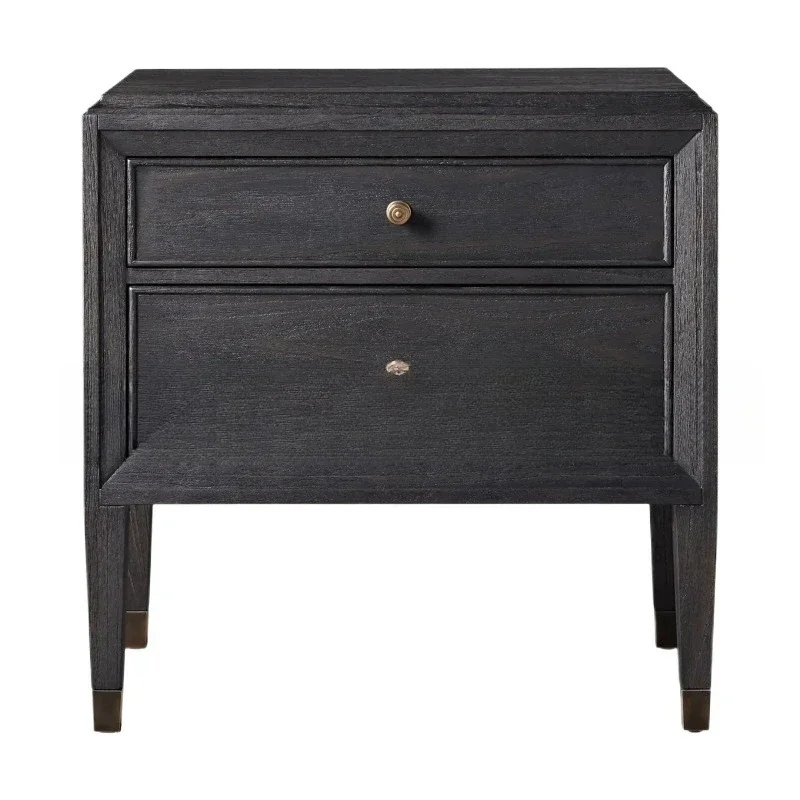 American retro solid wood bedside table, post-modern simple bedroom bedside table
American retro solid wood bedside table, post-modern simple bedroom bedside table