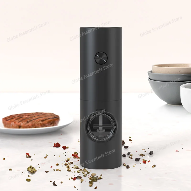Electric Grinder Black and White Pepper Seasoning Round Kitchen Automatic Household Grinding Salt Small Grinder
Electric Grinder Black and White Pepper Seasoning Round Kitchen Automatic Household Grinding Salt Small Grinder