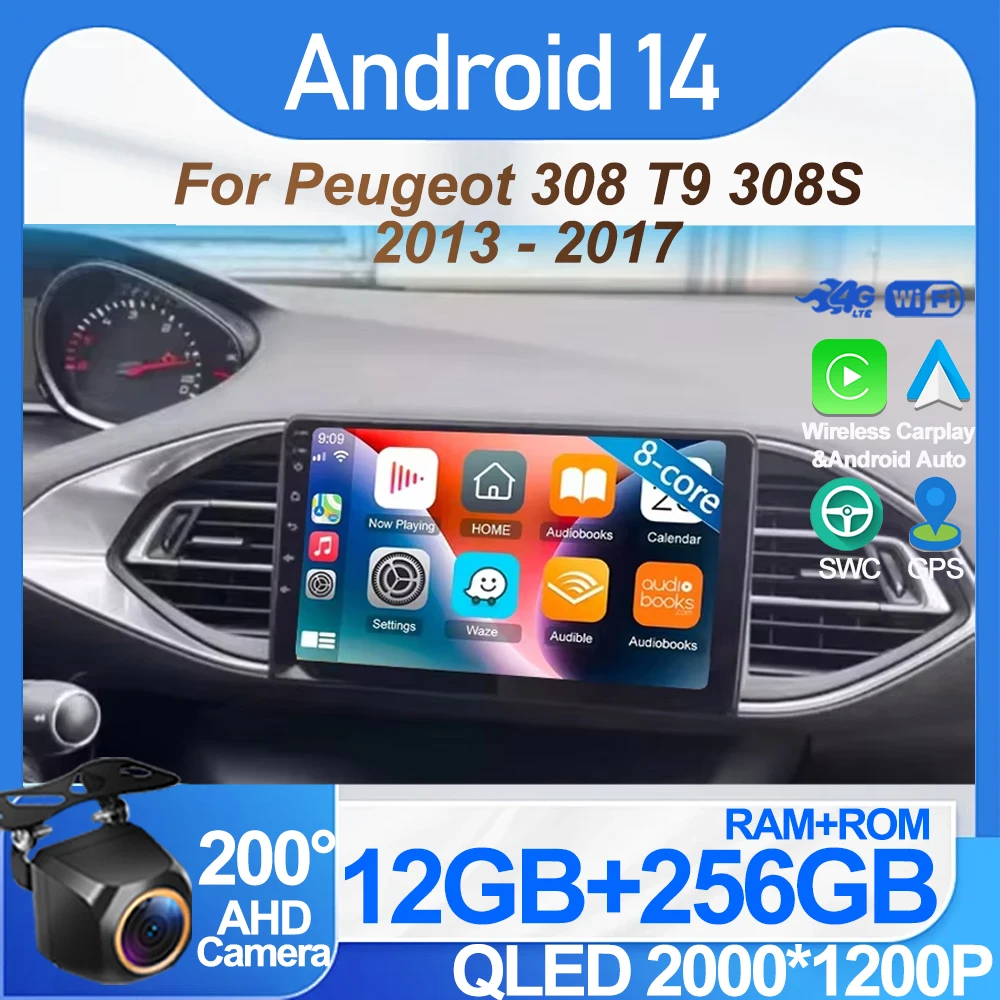 Android Car Radio For Peugeot 308 T9 308S 2013 - 2017 Carplay Auto Multimedia GPS Player Stereo 2din DSP Head Unit Mirror Link
Android Car Radio For Peugeot 308 T9 308S 2013 - 2017 Carplay Auto Multimedia GPS Player Stereo 2din DSP Head Unit Mirror Link