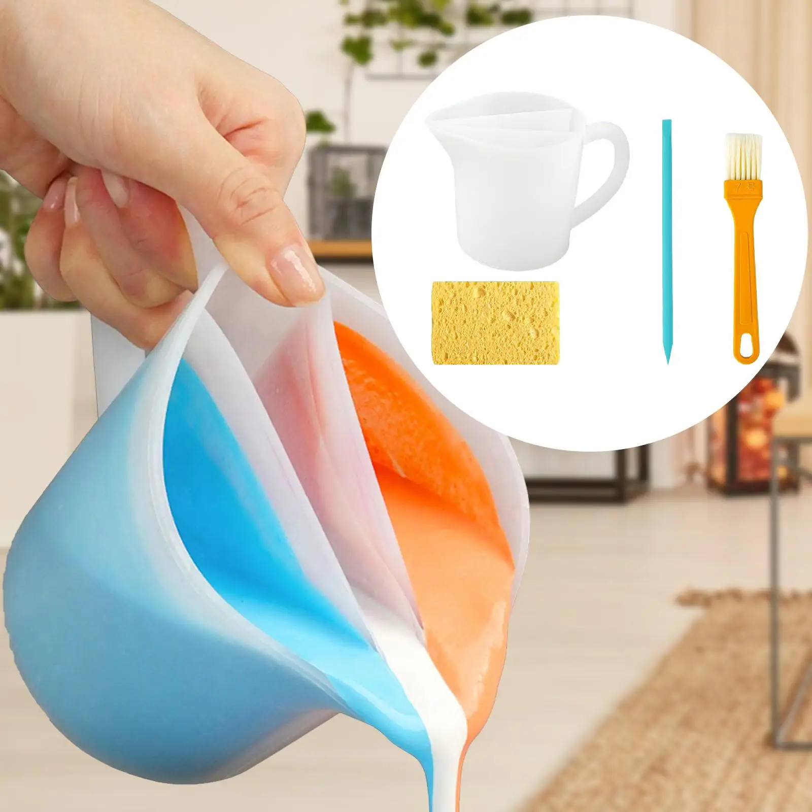 Художественный разделитель жидкости с разделенной чашкой для рукоделия из смолы, самостоятельного изготовления поделок, заливки краски
Художественный разделитель жидкости с разделенной чашкой для рукоделия из смолы, самостоятельного изготовления поделок, заливки краски